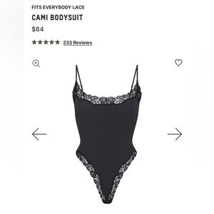 Skims fits everybody bodysuit cami Size S